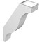 Ekena Millwork 5 1/2-in. W x 18-in. D x 30-in. H Funston Architectural Grade PVC Knee Brace BRCP055X18X30FST - alternate 5